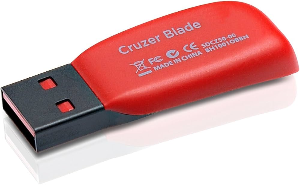 4gb flash usb plastic (sandisk cruzer blade)